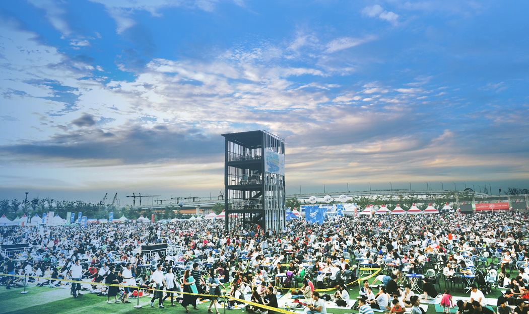 송도 맥주축제 전경사진